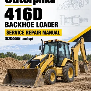 Caterpillar CAT 416D Backhoe Loader Service Repair Manual (B2D00001 and up) Caterpillar CAT 416D Backhoe Loader Service Repair Manual (B2D00001 and up)