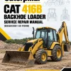 Caterpillar CAT 416B Backhoe Loader Service Repair Manual (8SG00001 till 11999)
