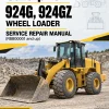 Caterpillar CAT 924G, 924GZ Wheel Loader Service Repair Manual (RBB00001 and up)