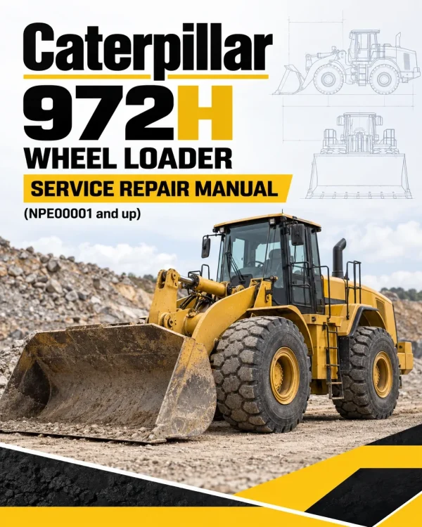 Caterpillar CAT 972H Wheel Loader Service Repair Manual (NPE00001 and up)