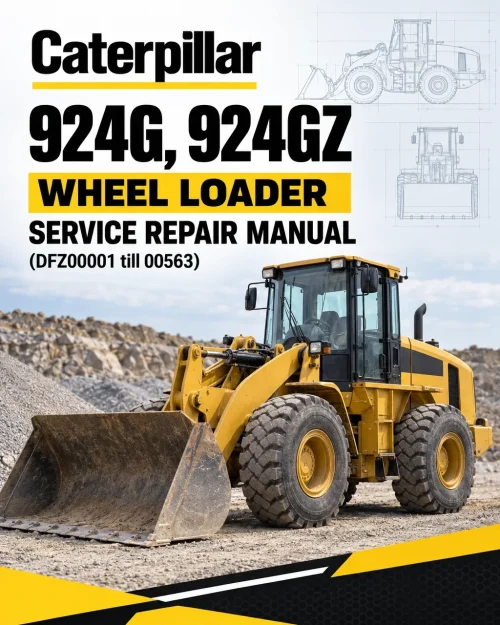 Caterpillar CAT 924G, 924GZ Wheel Loader Service Repair Manual (DFZ00001 till 00563) Caterpillar CAT 924G, 924GZ Wheel Loader Service Repair Manual (DFZ00001 till 00563)