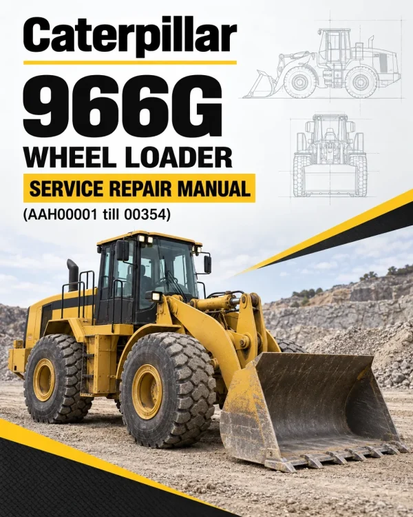 Caterpillar CAT 966G Wheel Loader Service Repair Manual (AAH00001 till 00354) Caterpillar CAT 966G Wheel Loader Service Repair Manual (AAH00001 till 00354)