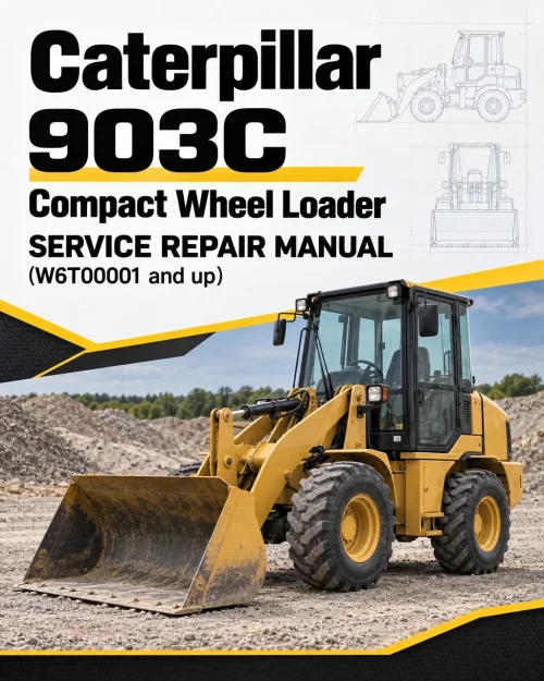 Caterpillar CAT 903C Compact Wheel Loader Service Repair Manual (W6T00001 and up)