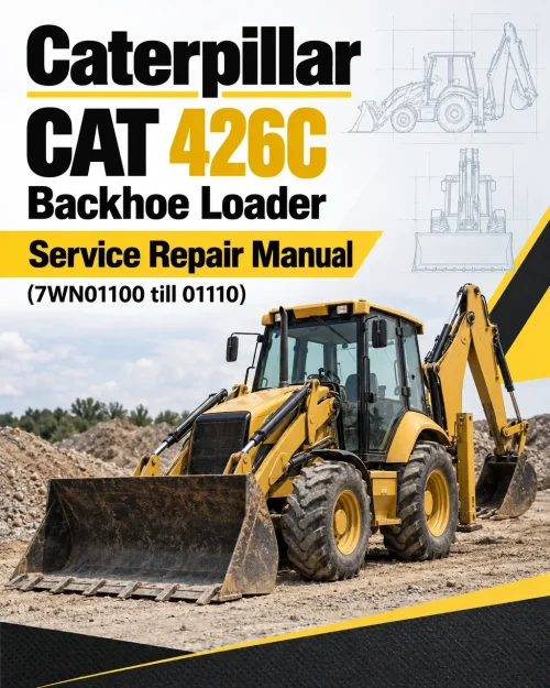 Caterpillar CAT 426C Backhoe Loader Service Repair Manual (7WN01100 till 01110) Caterpillar CAT 426C Backhoe Loader Service Repair Manual (7WN01100 till 01110)