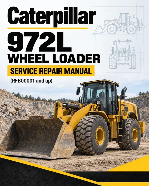 Caterpillar CAT 972L Wheel Loader Service Repair Manual (RFB00001 and up) Caterpillar CAT 972L Wheel Loader Service Repair Manual (RFB00001 and up)
