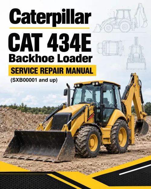 Caterpillar CAT 434E Backhoe Loader Service Repair Manual (SXB00001 and up) Caterpillar CAT 434E Backhoe Loader Service Repair Manual (SXB00001 and up)
