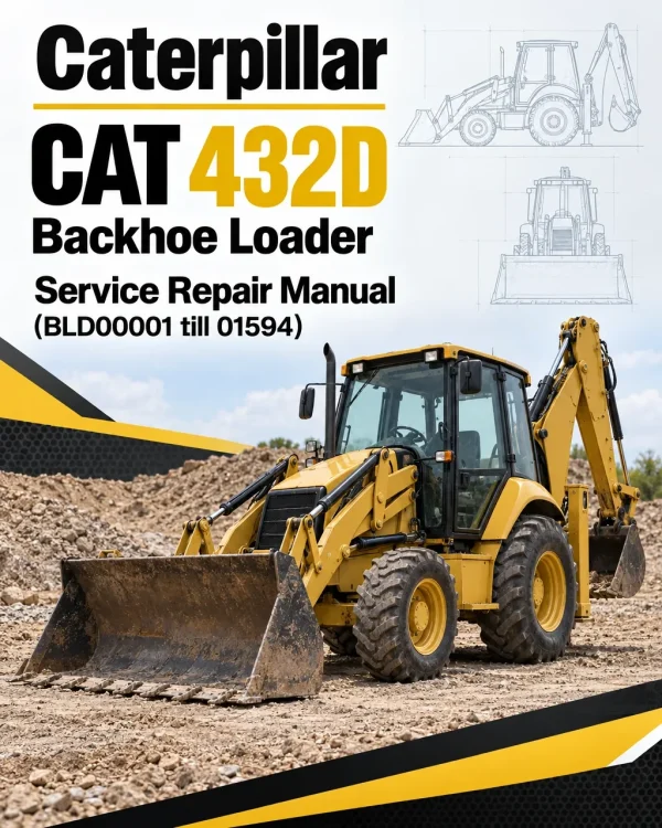 Caterpillar CAT 432D Backhoe Loader Service Repair Manual (BLD00001 till 01594) Caterpillar CAT 432D Backhoe Loader Service Repair Manual (BLD00001 till 01594)