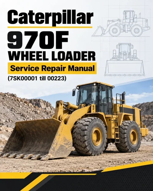 Caterpillar CAT 970F Wheel Loader Service Repair Manual (7SK00001 till 00223) Caterpillar CAT 970F Wheel Loader Service Repair Manual (7SK00001 till 00223)