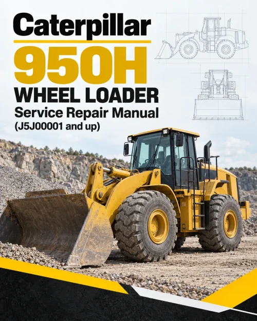 Caterpillar CAT 950H Wheel Loader Service Repair Manual (J5J00001 and up)
