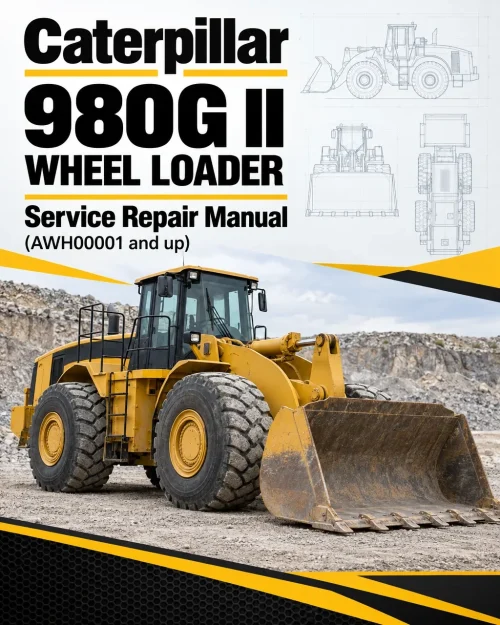 Caterpillar CAT 980G II Wheel Loader Service Repair Manual (AWH00001 and up)