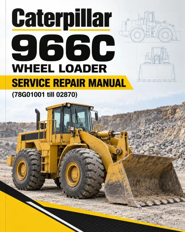 Caterpillar CAT 966C Wheel Loader Service Repair Manual (78G01001 till 02870) Caterpillar CAT 966C Wheel Loader Service Repair Manual (78G01001 till 02870)