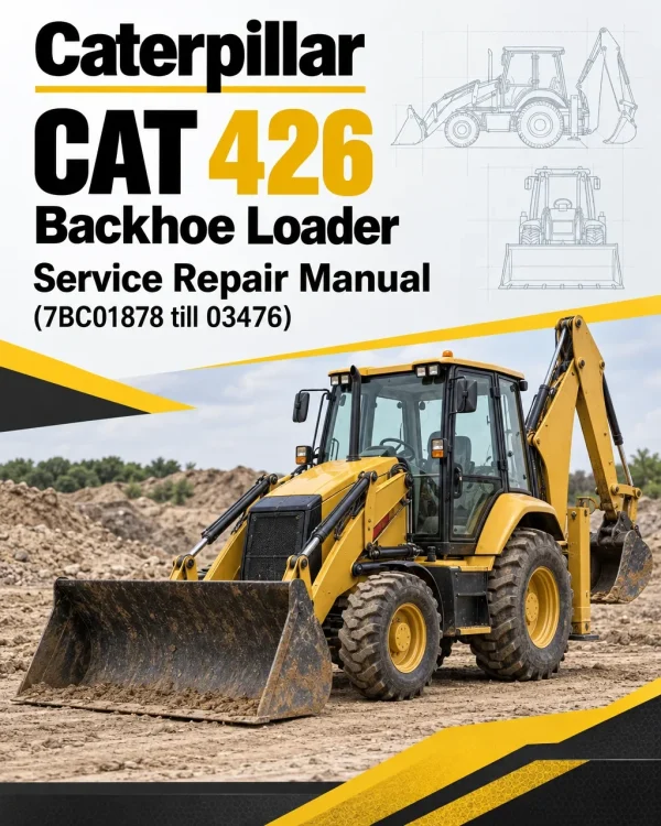 Caterpillar CAT 426 Backhoe Loader Service Repair Manual (7BC01878 till 03476) Caterpillar CAT 426 Backhoe Loader Service Repair Manual (7BC01878 till 03476)