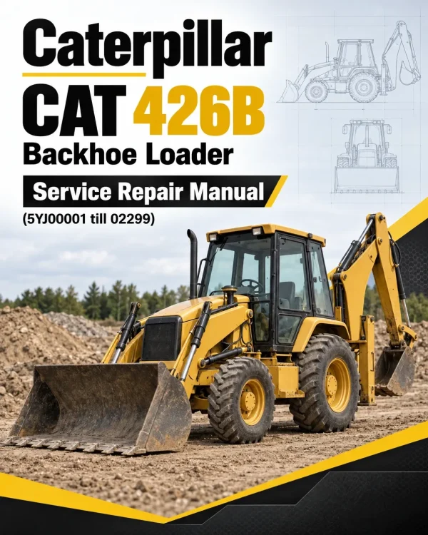 Caterpillar CAT 426B Backhoe Loader Service Repair Manual (5YJ00001 till 02299) Caterpillar CAT 426B Backhoe Loader Service Repair Manual (5YJ00001 till 02299)