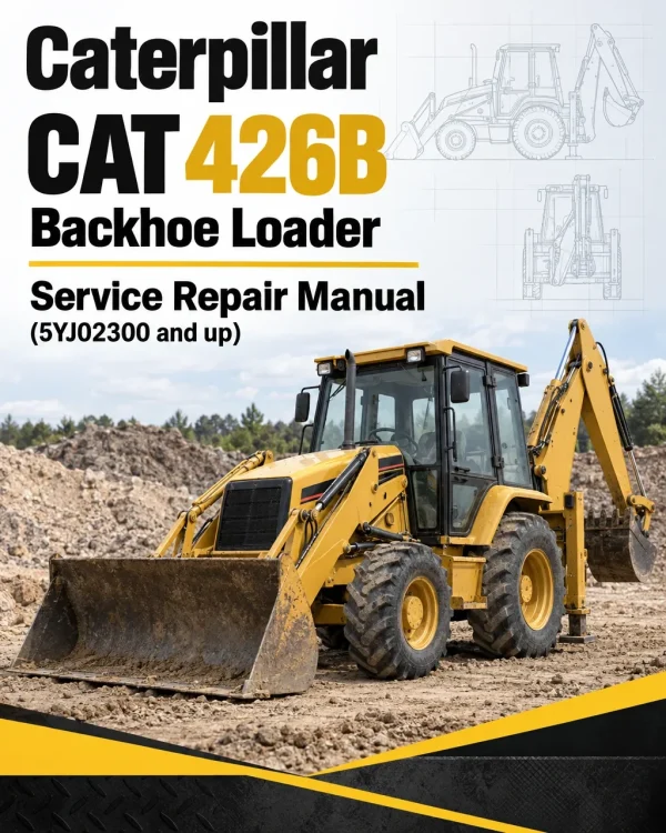 Caterpillar CAT 426B Backhoe Loader Service Repair Manual (5YJ02300 and up) Caterpillar CAT 426B Backhoe Loader Service Repair Manual (5YJ02300 and up)