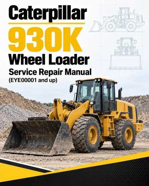 Caterpillar CAT 930K Wheel Loader Service Repair Manual (EYE00001 and up)