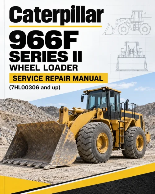 Caterpillar CAT 966F SERIES II Wheel Loader Service Repair Manual (7HL00306 and up)