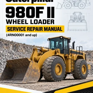 Caterpillar CAT 980F II Wheel Loader Service Repair Manual (4RN00001 and up)
