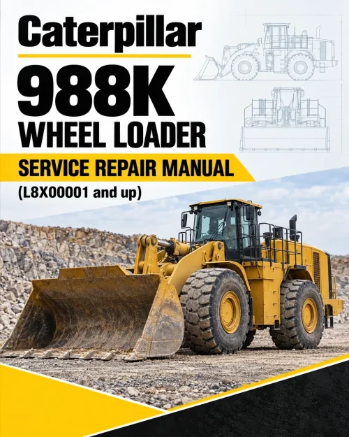 Caterpillar CAT 988K Wheel Loader Service Repair Manual (L8X00001 and up)