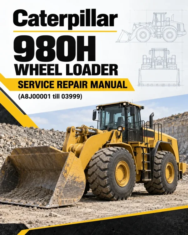 Caterpillar CAT 980H Wheel Loader Service Repair Manual (A8J00001 till 03999) Caterpillar CAT 980H Wheel Loader Service Repair Manual (A8J00001 till 03999)