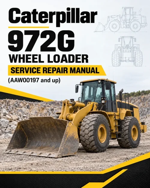 Caterpillar CAT 972G Wheel Loader Service Repair Manual (AAW00197 and up)