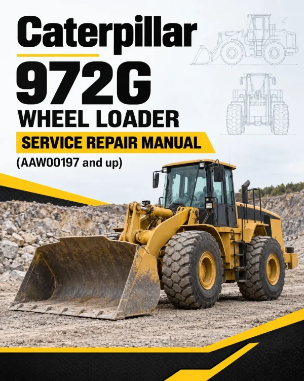 Caterpillar CAT 972G Wheel Loader Service Repair Manual (AAW00197 and up)
