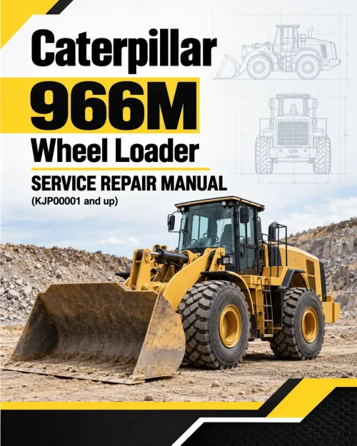 Caterpillar CAT 966M Wheel Loader Service Repair Manual (KJP00001 and up)