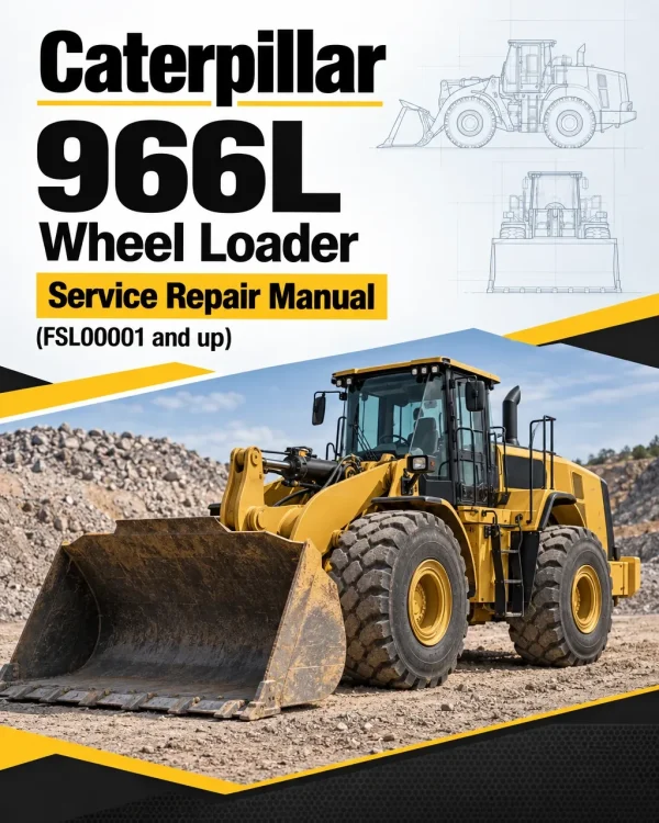 Caterpillar CAT 966L Wheel Loader Service Repair Manual (FSL00001 and up)