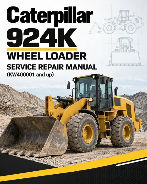 Caterpillar CAT 924K Wheel Loader Service Repair Manual (KW400001 and up)