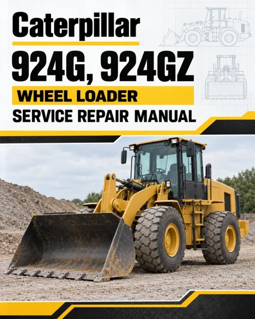 Caterpillar CAT 924G, 924GZ Wheel Loader Service Repair Manual (3DZ00001 till 01048)