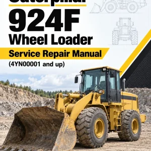 Caterpillar CAT 924F Wheel Loader Service Repair Manual (4YN00001 and up)