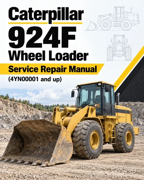 Caterpillar CAT 924F Wheel Loader Service Repair Manual (4YN00001 and up)