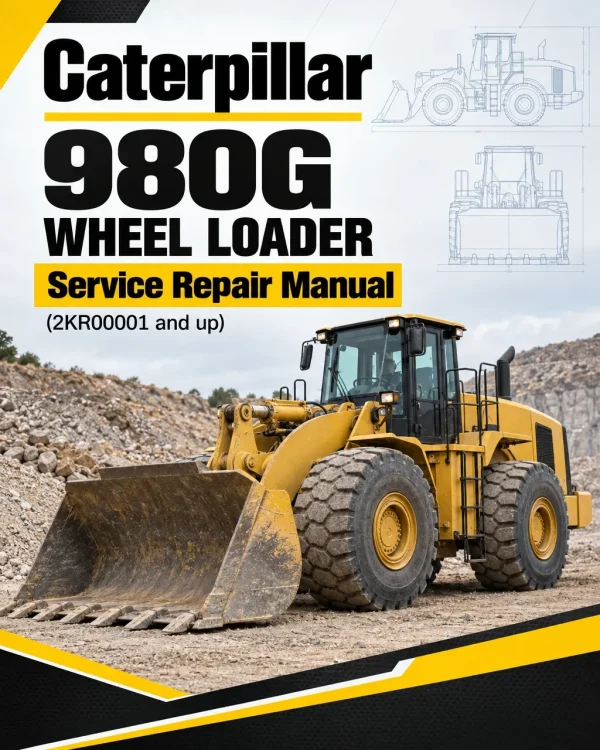 Caterpillar CAT 980G Wheel Loader Service Repair Manual (2KR00001 and up)