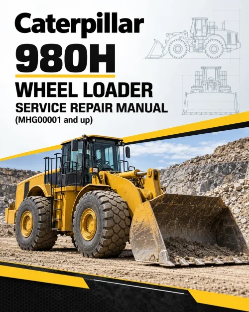 Caterpillar CAT 980H Wheel Loader Service Repair Manual (MHG00001 and up)