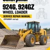 Caterpillar CAT 924G, 924GZ Wheel Loader Service Repair Manual (RTA00001 and up)
