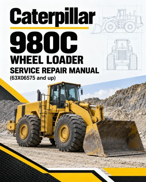 Caterpillar CAT 980C Wheel Loader Service Repair Manual (63X06575 and up) Caterpillar CAT 980C Wheel Loader Service Repair Manual (63X06575 and up)