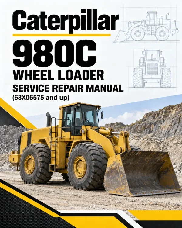 Caterpillar CAT 980C Wheel Loader Service Repair Manual (63X06575 and up) Caterpillar CAT 980C Wheel Loader Service Repair Manual (63X06575 and up)