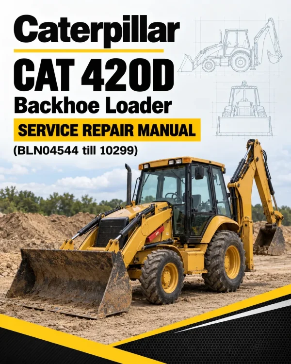 Caterpillar CAT 420D Backhoe Loader Service Repair Manual (BLN04544 till 10299) Caterpillar CAT 420D Backhoe Loader Service Repair Manual (BLN04544 till 10299)