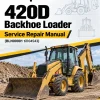 Caterpillar CAT 420D Backhoe Loader Service Repair Manual (BLN00001 till 04543)