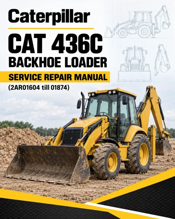 Caterpillar CAT 436C Backhoe Loader Service Repair Manual (2AR01604 till 01874) Caterpillar CAT 436C Backhoe Loader Service Repair Manual (2AR01604 till 01874)