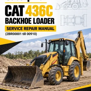 Caterpillar CAT 436C Backhoe Loader Service Repair Manual (2BR00001 till 00910)