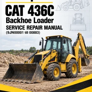 Caterpillar CAT 436C Backhoe Loader Service Repair Manual (9JN00001 till 00883)