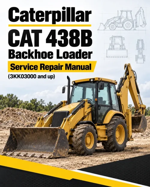Caterpillar CAT 438B Backhoe Loader Service Repair Manual (3KK03000 and up)