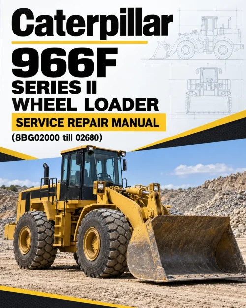 Caterpillar CAT 966F SERIES II Wheel Loader Service Repair Manual (8BG02000 till 02680) Caterpillar CAT 966F SERIES II Wheel Loader Service Repair Manual (8BG02000 till 02680)