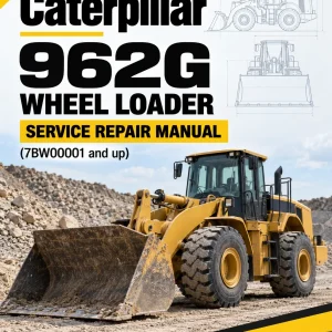 Caterpillar CAT 962G Wheel Loader Service Repair Manual (7BW00001 and up)