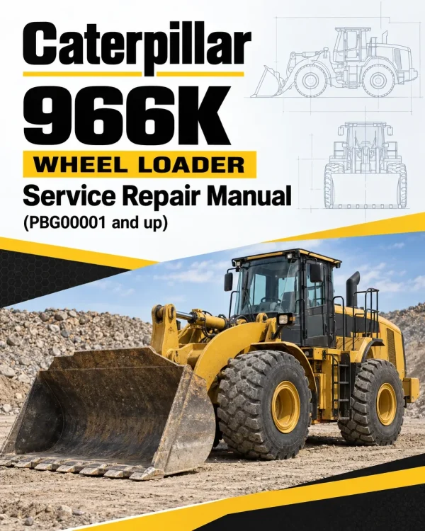 Caterpillar CAT 966K Wheel Loader Service Repair Manual (PBG00001 and up)