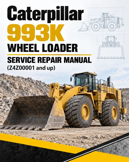 Caterpillar CAT 993K Wheel Loader Service Repair Manual (Z4Z00001 and up)