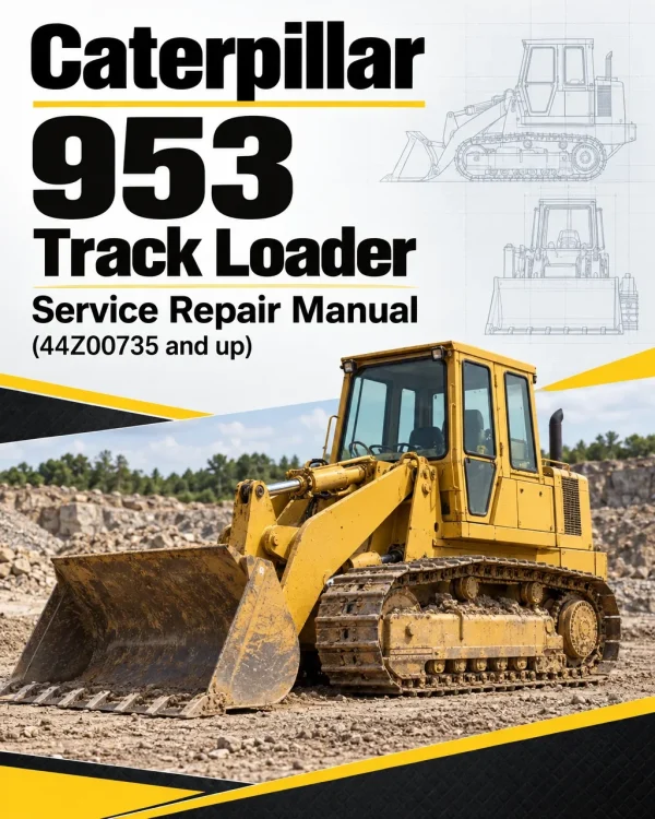 Caterpillar CAT 953 Track Loader Service Repair Manual (44Z00735 and up)