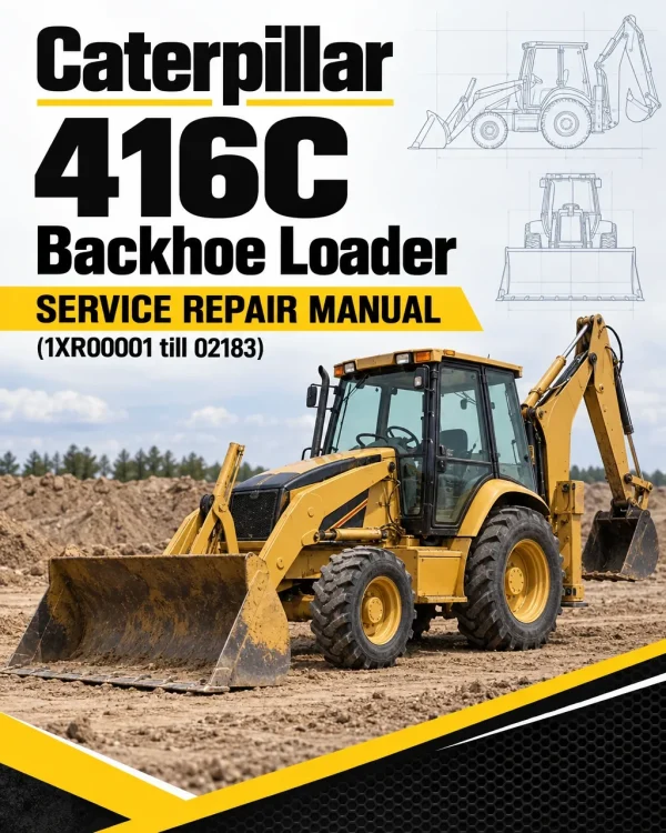 Caterpillar CAT 416C Backhoe Loader Service Repair Manual (1XR00001 till 02183) Caterpillar CAT 416C Backhoe Loader Service Repair Manual (1XR00001 till 02183)