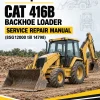 Caterpillar CAT 416B Backhoe Loader Service Repair Manual (8SG12000 till 14798)