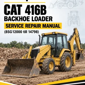 Caterpillar CAT 416B Backhoe Loader Service Repair Manual (8SG12000 till 14798)